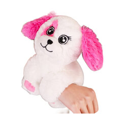 Мягкая плюшевая игрушка-браслет Щенок с розовыми ушками цена и информация | Мягкие игрушки | pigu.lt