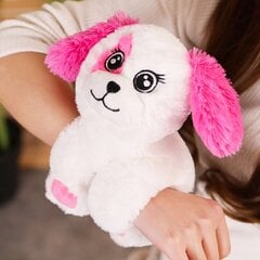 Minkštas pliušinis žaislas apyrankė Šuniukas su rožinėmis ausimis kaina ir informacija | Minkšti (pliušiniai) žaislai | pigu.lt