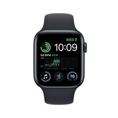 Apple Watch SE2nd Gen GPS 44mm Midnight Aluminium Case ,Midnight Sport Band - MNK03EL/A kaina ir informacija | Išmanieji laikrodžiai (smartwatch) | pigu.lt