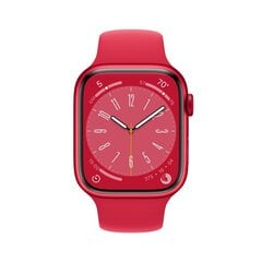 Apple Watch Series 8 GPS + Cellular 45mm (PRODUCT)RED Aluminium Case ,(PRODUCT)RED Sport Band - MNKA3EL/A LV-EE kaina ir informacija | Išmanieji laikrodžiai (smartwatch) | pigu.lt