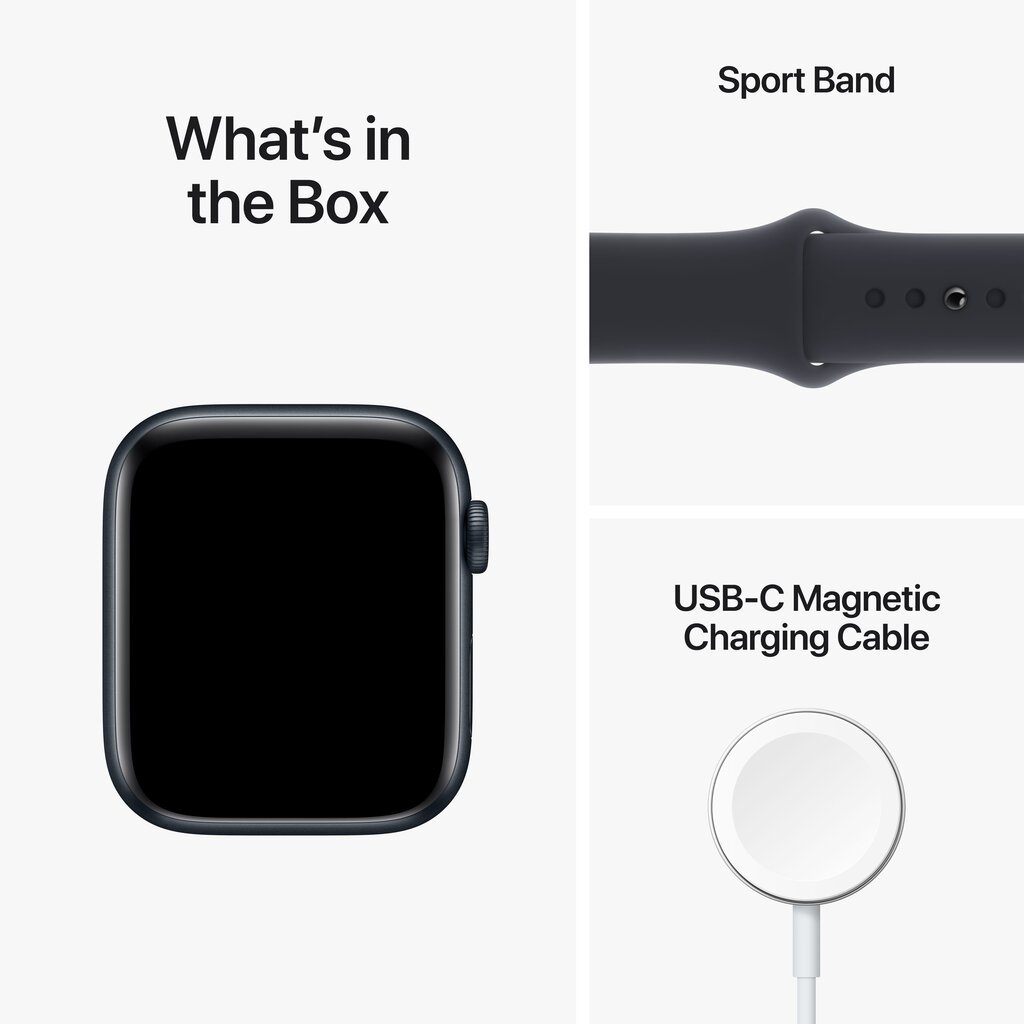 Apple Watch SE GPS + Cellular 44mm Midnight Aluminium Case with Midnight Sport Band - Regular 2nd Gen - MNPY3EL/A kaina ir informacija | Išmanieji laikrodžiai (smartwatch) | pigu.lt