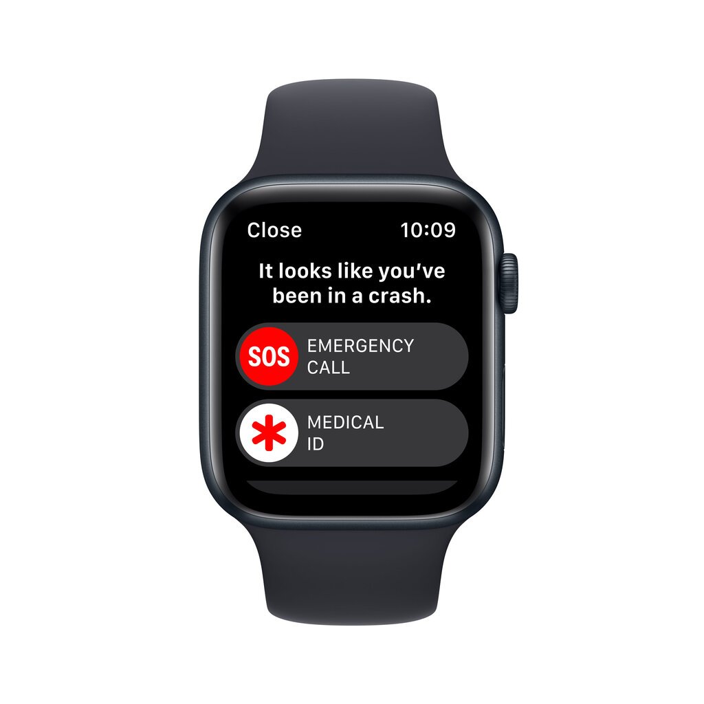 Apple Watch SE GPS + Cellular 44mm Midnight Aluminium Case with Midnight Sport Band - Regular 2nd Gen - MNPY3EL/A kaina ir informacija | Išmanieji laikrodžiai (smartwatch) | pigu.lt
