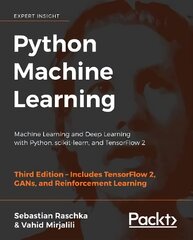 Python Machine Learning: Machine Learning and Deep Learning with Python, scikit-learn, and TensorFlow 2, 3rd Edition 3rd Revised edition kaina ir informacija | Ekonomikos knygos | pigu.lt