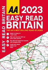 Easy Read Atlas Britain 2023 2023 22nd New edition kaina ir informacija | Kelionių vadovai, aprašymai | pigu.lt