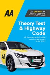 AA Theory Test & Highway Code 12th New edition kaina ir informacija | Socialinių mokslų knygos | pigu.lt