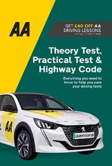 Theory Test, Practical Test & Highway Code: AA Driving Books 3rd New edition kaina ir informacija | Saviugdos knygos | pigu.lt