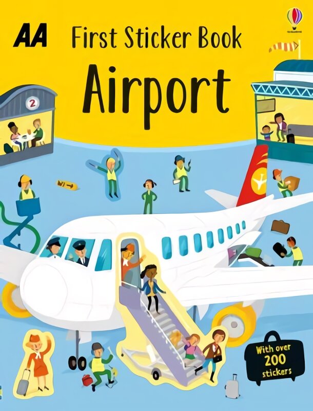 First Sticker Book Airport kaina ir informacija | Knygos mažiesiems | pigu.lt