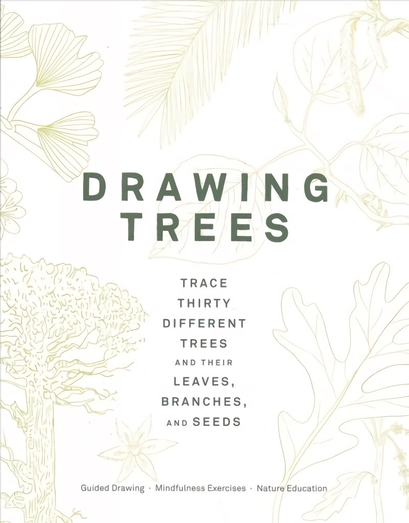 Drawing Trees: Trace Thirty Different Trees and Their Leaves, Branches, and Seeds цена и информация | Knygos apie sveiką gyvenseną ir mitybą | pigu.lt