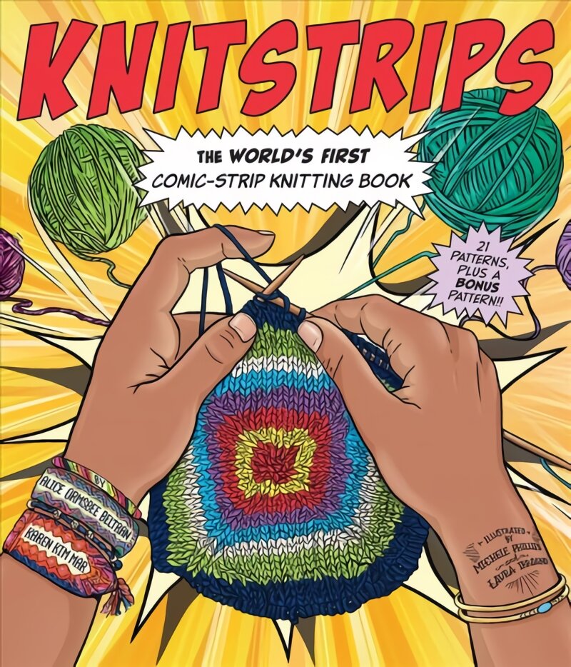 Knitstrips: The World's First Comic-Strip Knitting Book: The World's First Comic-Strip Knitting Book kaina ir informacija | Knygos apie sveiką gyvenseną ir mitybą | pigu.lt