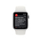 Apple Watch SE GPS + Cellular 44mm Silver Aluminium Case with White Sport Band - Regular 2nd Gen - MNQ23EL/A kaina ir informacija | Išmanieji laikrodžiai (smartwatch) | pigu.lt