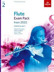 Flute Exam Pack from 2022, ABRSM Grade 2: Selected from the syllabus from 2022. Score & Part, Audio Downloads, Scales & Sight-Reading цена и информация | Книги об искусстве | pigu.lt