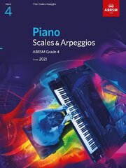 Piano Scales & Arpeggios, Abrsm Grade 4: from 2021 kaina ir informacija | Knygos apie meną | pigu.lt