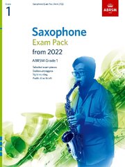 Saxophone Exam Pack from 2022, ABRSM Grade 1: Selected from the syllabus from 2022. Score & Part, Audio Downloads, Scales & Sight-Reading kaina ir informacija | Knygos apie meną | pigu.lt