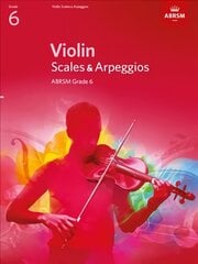 Violin Scales & Arpeggios, ABRSM Grade 6: from 2012 kaina ir informacija | Knygos apie meną | pigu.lt