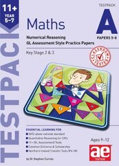 11plus Maths Year 5-7 Testpack A Papers 5-8: Numerical Reasoning GL Assessment Style Practice Papers цена и информация | Книги для подростков  | pigu.lt