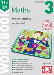 11plus Maths Year 5-7 Workbook 3: Numerical Reasoning kaina ir informacija | Knygos paaugliams ir jaunimui | pigu.lt