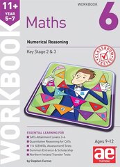 11plus Maths Year 5-7 Workbook 6: Numerical Reasoning kaina ir informacija | Knygos paaugliams ir jaunimui | pigu.lt
