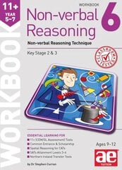 11plus Non-verbal Reasoning Year 5-7 Workbook 6: Non-verbal Reasoning Technique 2015 kaina ir informacija | Knygos paaugliams ir jaunimui | pigu.lt