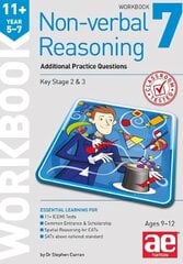 11plus Non-verbal Reasoning Year 5-7 Workbook 7: Additional CEM Style Practice Questions цена и информация | Книги для подростков  | pigu.lt