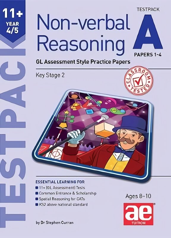 11plus Non-verbal Reasoning Year 4/5 Testpack A Papers 1-4: GL Assessment Style Practice Papers цена и информация | Knygos paaugliams ir jaunimui | pigu.lt