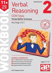 11plus Verbal Reasoning Year 5-7 CEM Style Workbook 2: Verbal Ability Technique kaina ir informacija | Knygos paaugliams ir jaunimui | pigu.lt