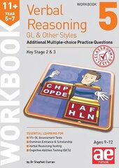 11plus Verbal Reasoning Year 5-7 GL & Other Styles Workbook 5: Additional Multiple-choice Practice Questions kaina ir informacija | Knygos paaugliams ir jaunimui | pigu.lt