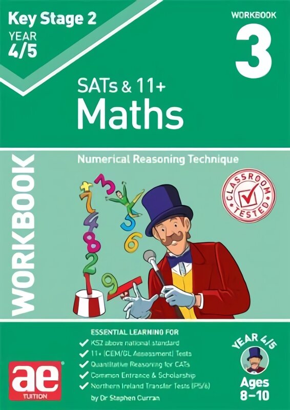 KS2 Maths Year 4/5 Workbook 3: Numerical Reasoning Technique kaina ir informacija | Knygos paaugliams ir jaunimui | pigu.lt