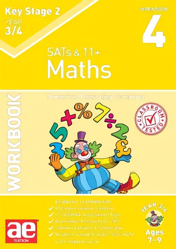 KS2 Maths Year 3/4 Workbook 4: Numerical Reasoning Technique kaina ir informacija | Knygos paaugliams ir jaunimui | pigu.lt