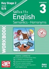 KS2 Semantics Year 5/6 Workbook 3 - Homonyms цена и информация | Книги для подростков и молодежи | pigu.lt