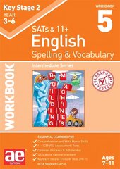 KS2 Spelling & Vocabulary Workbook 5: Intermediate Level цена и информация | Книги для подростков  | pigu.lt
