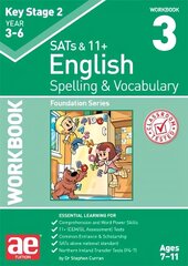 KS2 Spelling & Vocabulary Workbook 3: Foundation Level kaina ir informacija | Knygos paaugliams ir jaunimui | pigu.lt