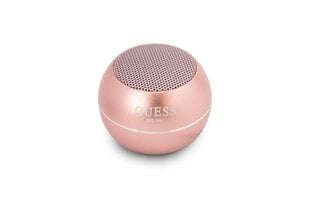 Guess Mini Bluetooth Speaker, rožinė kaina ir informacija | Garso kolonėlės | pigu.lt