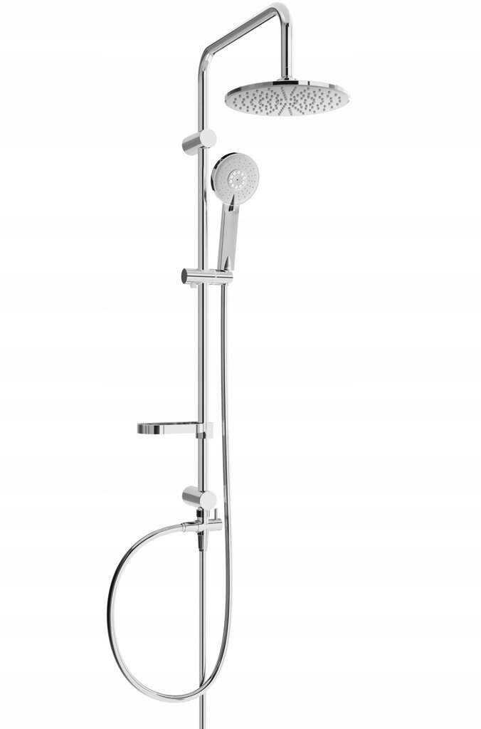 Vonios-dušo sistema su termostatiniu maišytuvu Mexen Carl Cube 2, Chrome kaina ir informacija | Dušo komplektai ir panelės | pigu.lt