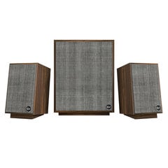 Набор домашнего кинотеатра Klipsch ProMedia Heritage 2.1 BT Walnut цена и информация | Домашняя акустика и системы «Саундбар» («Soundbar“) | pigu.lt