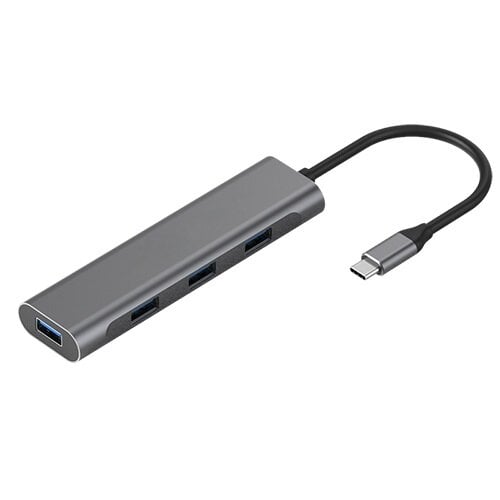 Adapteris USB Type-C - 4 x USB 3.0 цена и информация | Adapteriai, USB šakotuvai | pigu.lt