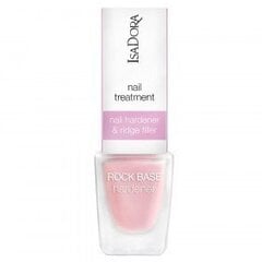 Nagus stiprinanti priemonė IsaDora Rock Base Nail Hardener & Ridge Filler Shield Pink 003, 6 ml. kaina ir informacija | IsaDora Kvepalai, kosmetika | pigu.lt