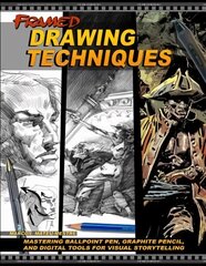 Framed Drawing Techniques: Mastering Ballpoint Pen, Graphite Pencil, and Digital Tools for Visual Storytelling цена и информация | Книги об искусстве | pigu.lt