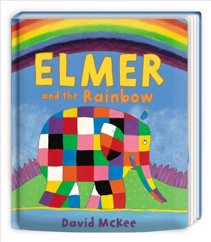 Elmer and the Rainbow: Board Book kaina ir informacija | Knygos mažiesiems | pigu.lt