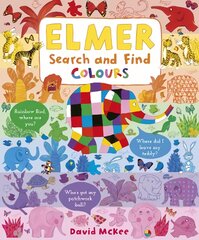 Elmer Search and Find Colours kaina ir informacija | Knygos paaugliams ir jaunimui | pigu.lt