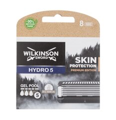 Skutimosi galvutės Wilkinson Hydro5 Skin Protection Premium Edition, 8 vnt. kaina ir informacija | Skutimosi priemonės ir kosmetika | pigu.lt