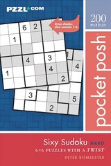 Pocket Posh Sixy Sudoku Hard: 200 6x6 Puzzles with a Twist цена и информация | Книги о питании и здоровом образе жизни | pigu.lt
