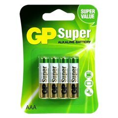 Baterijos GP Super Alkaline, AAA (LR03), 8vnt. kaina ir informacija | Alkaline Santechnika, remontas, šildymas | pigu.lt