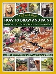 Art Box - How to Draw and Paint 4-Book Slipcase: Watercolours * Oils & Acrylics * Drawing * Pastels: A Box Set with Four Practical Books kaina ir informacija | Knygos apie meną | pigu.lt