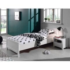Spintelė prie lovos Aatrium Erik ERNA1214, balta kaina ir informacija | Spintelės prie lovos | pigu.lt