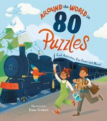Around the World in 80 Puzzles: Cool Activities, Fun Facts, and More! kaina ir informacija | Knygos paaugliams ir jaunimui | pigu.lt
