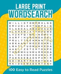 Large Print Wordsearch: Easy to Read Puzzles цена и информация | Книги о питании и здоровом образе жизни | pigu.lt