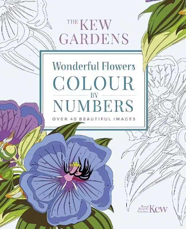 Kew Gardens Wonderful Flowers Colour-by-Numbers: Over 40 Beautiful Images kaina ir informacija | Knygos apie sveiką gyvenseną ir mitybą | pigu.lt