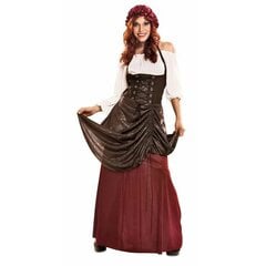 Kostiumas suaugusiems - Viduramžių valstietė kaina ir informacija | Karnavaliniai kostiumai | pigu.lt