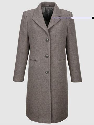 Paltas moterims Dress In 2121-4828, pilkas kaina ir informacija | Paltai moterims | pigu.lt