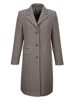 Paltas moterims Dress In paltas 2122-4832, pilkas kaina ir informacija | Paltai moterims | pigu.lt